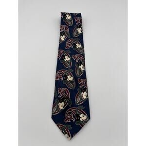 Vintage Disney Mickey Mouse Paisley  Balancine Novelty Tie